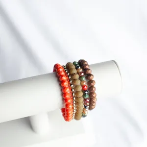 Matte Autumn Bracelet Stack