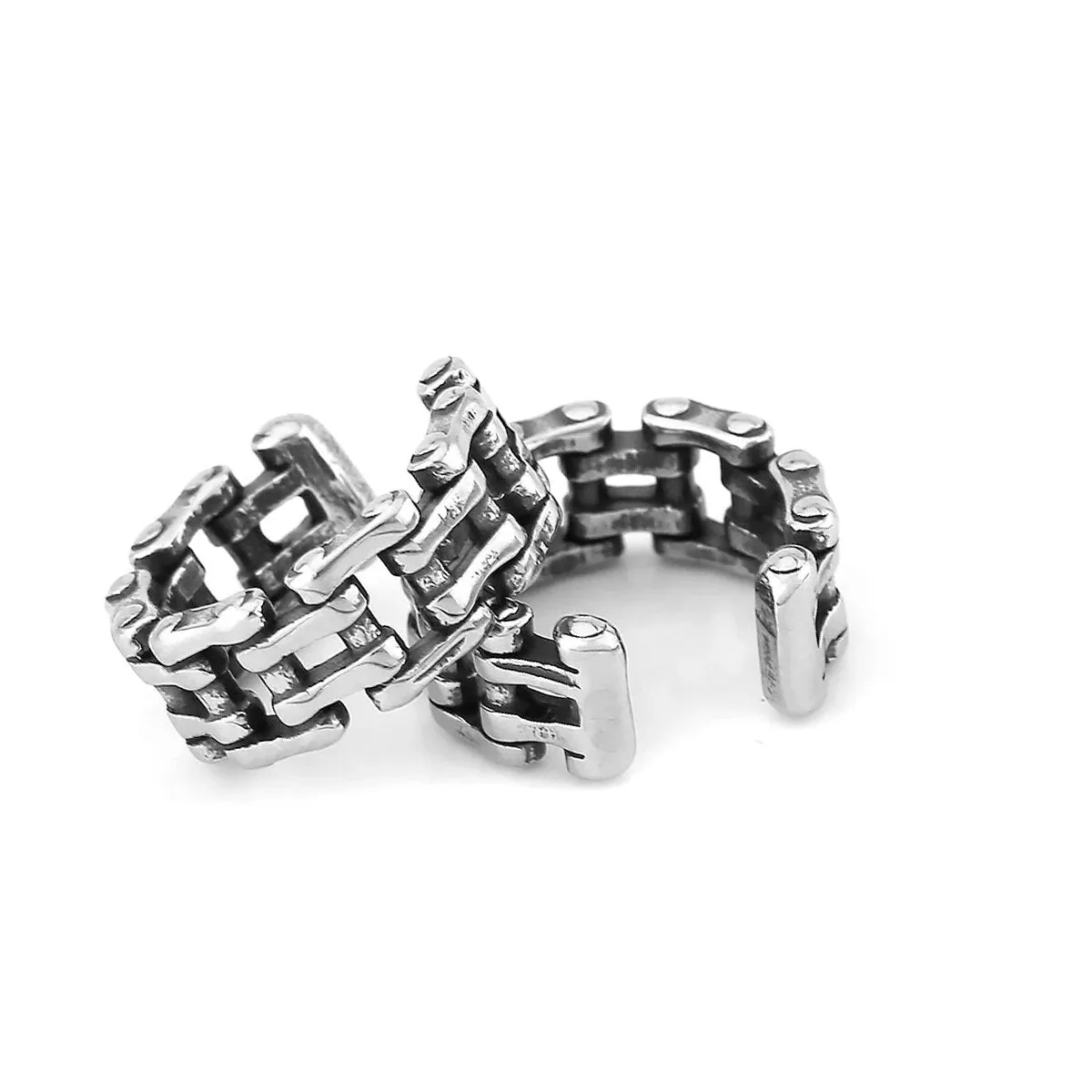 Minimalist Chain Clip Viking Earrings