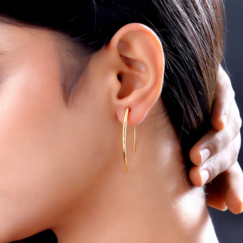 Molto Large Hoop Earrings & Spike Hook Earrings Collection