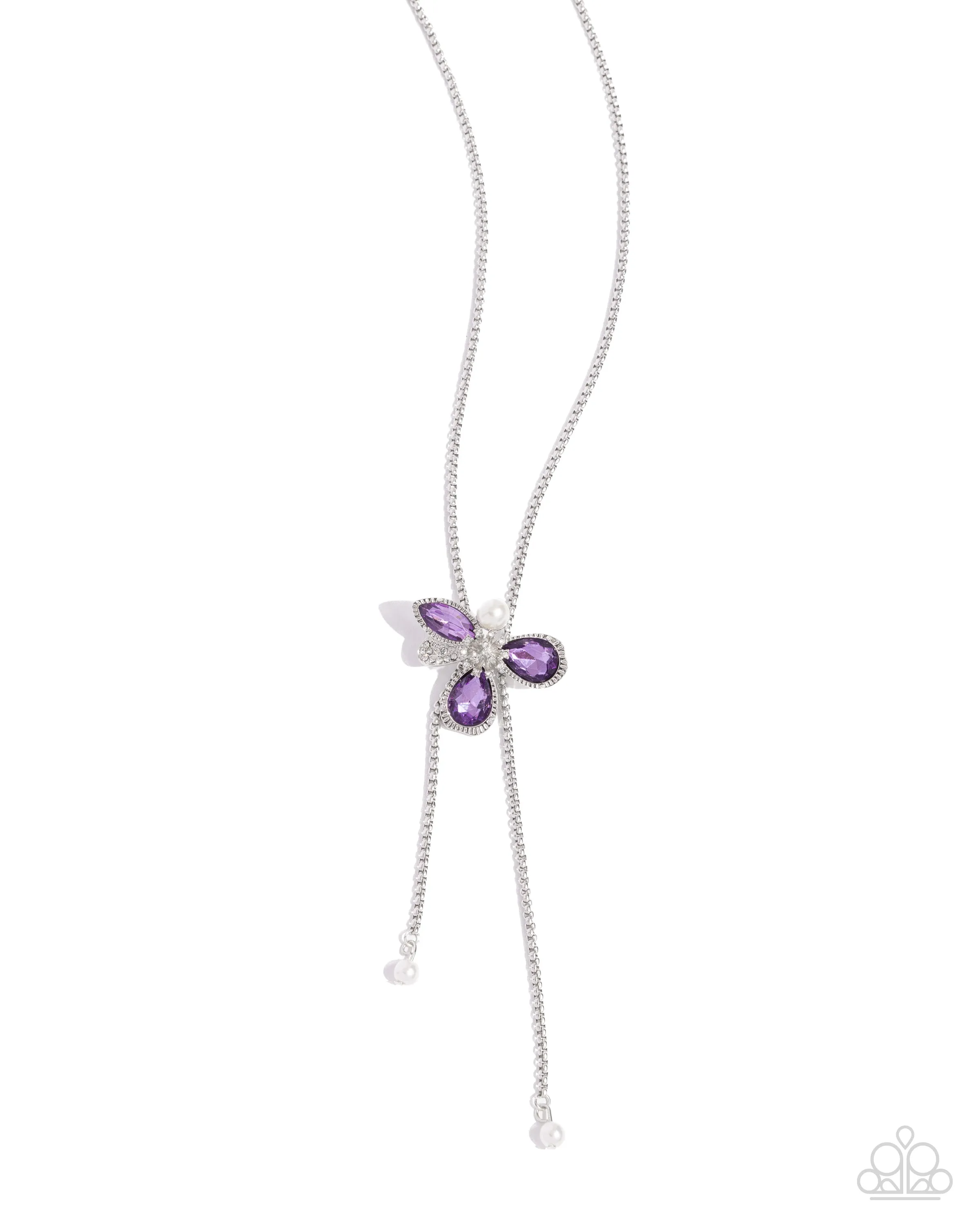 Necklaces FLORAL Values - Purple N175