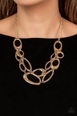 Necklaces Game OVAL - Gold N2247