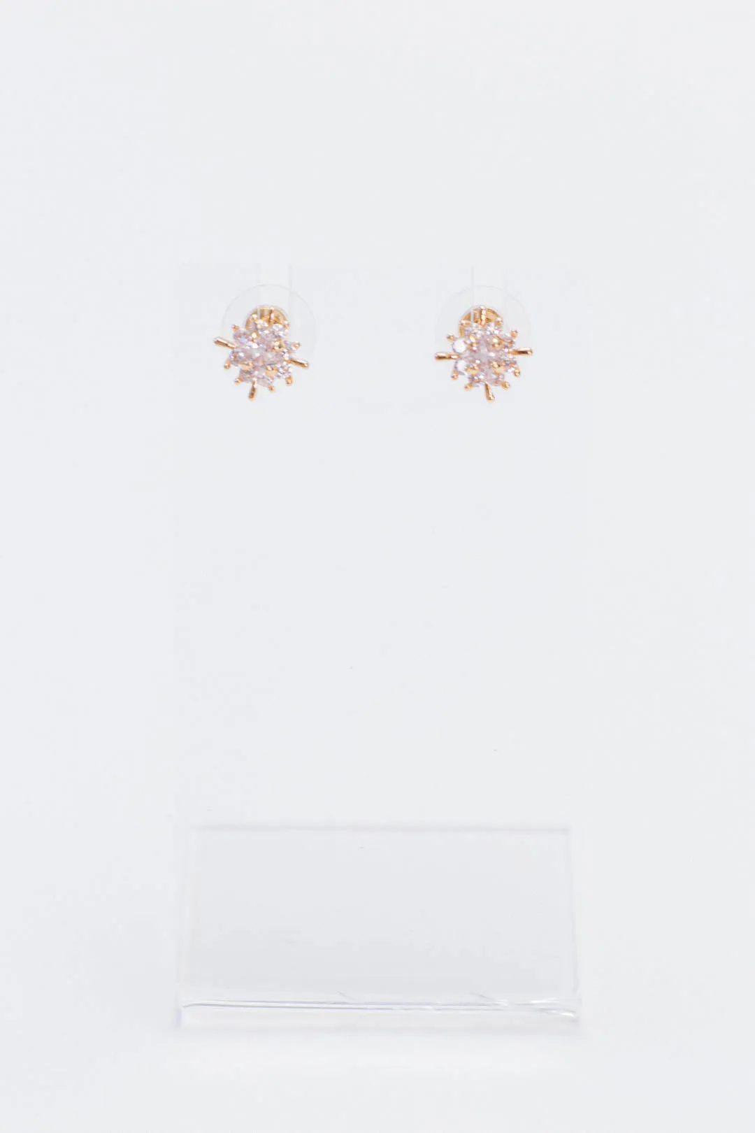 North Star Diamond Earrings, Gold