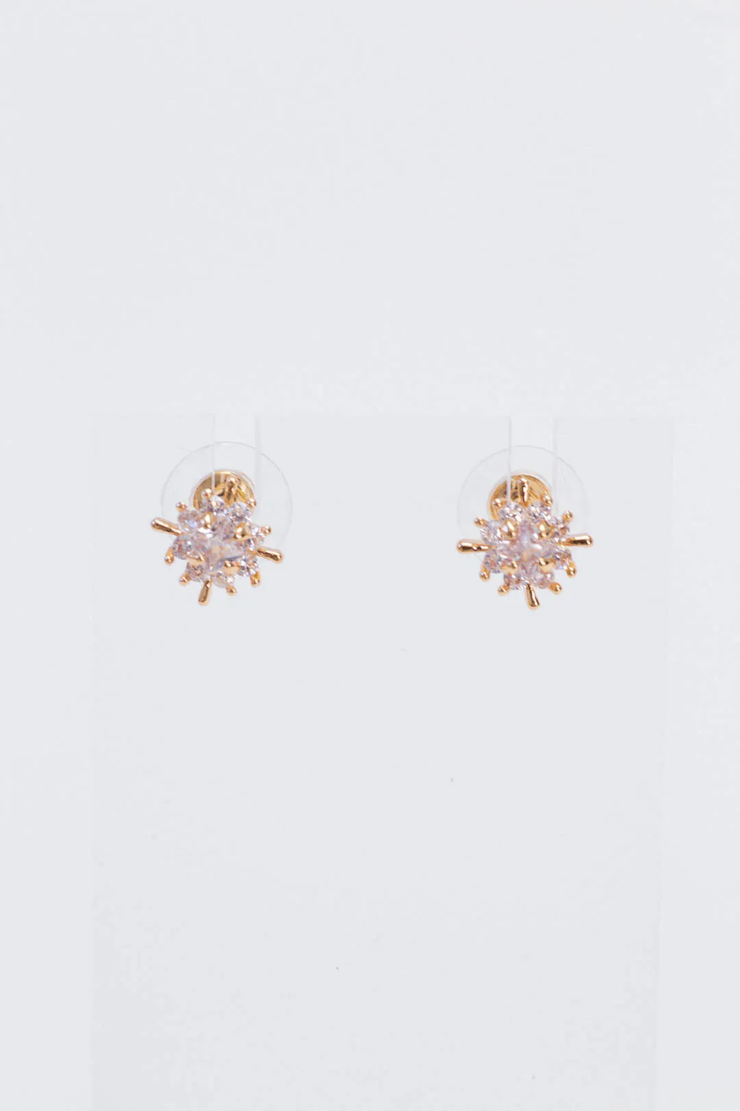 North Star Diamond Earrings, Gold