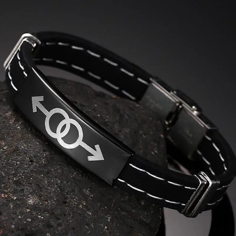 Onyx Black Magnetic Pride Bracelet