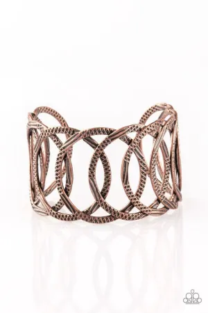 Paparazzi Bracelet ~ Circa de Contender - Copper