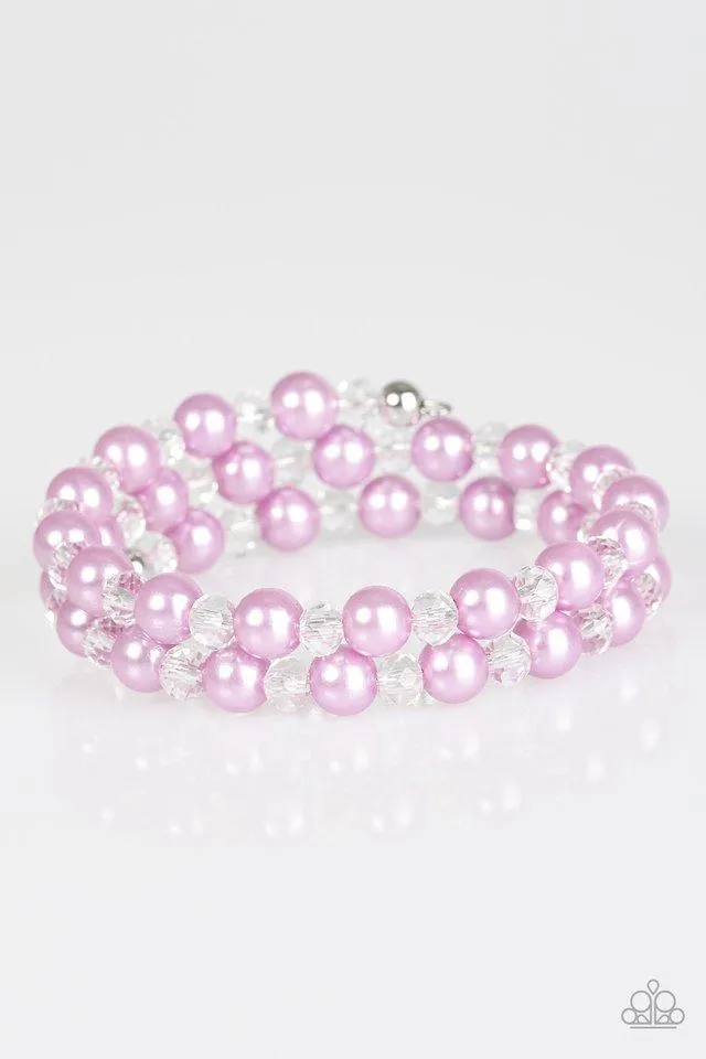 Paparazzi Bracelet ~ Modestly Modest - Purple