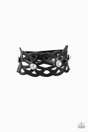 Paparazzi Bracelet ~ Runaway Radiance - Black