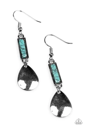 Paparazzi Earring ~ Rivers Edge - Blue