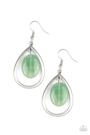 Paparazzi Earring ~ Seasonal Simplicity - Green