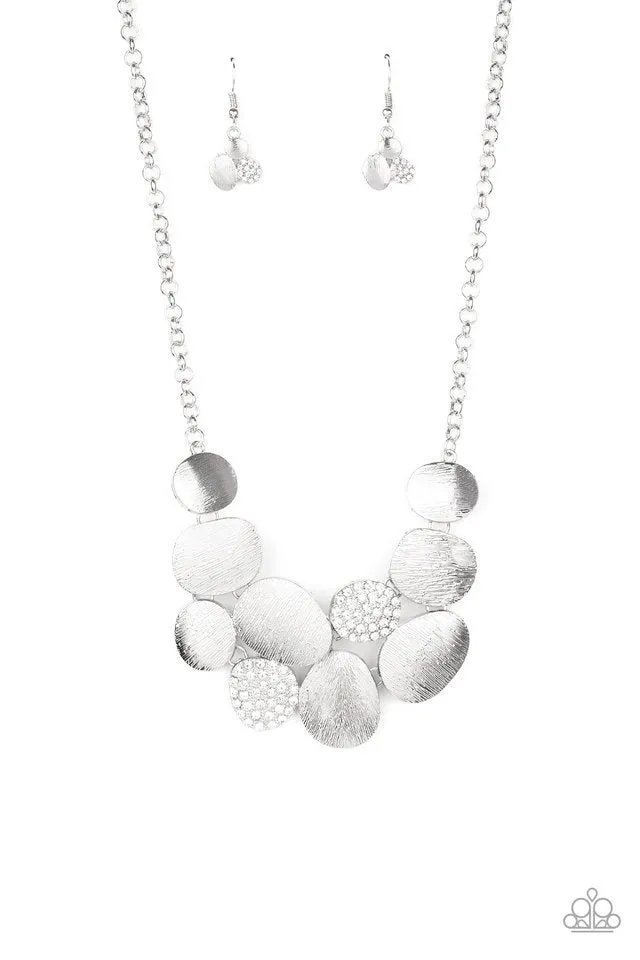 Paparazzi Necklace ~ A Hard LUXE Story - White