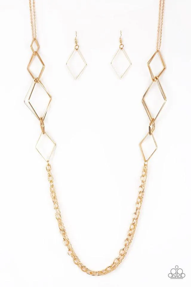 Paparazzi Necklace ~ Fashion Fave - Gold