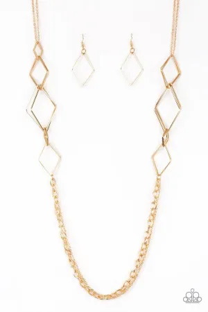 Paparazzi Necklace ~ Fashion Fave - Gold