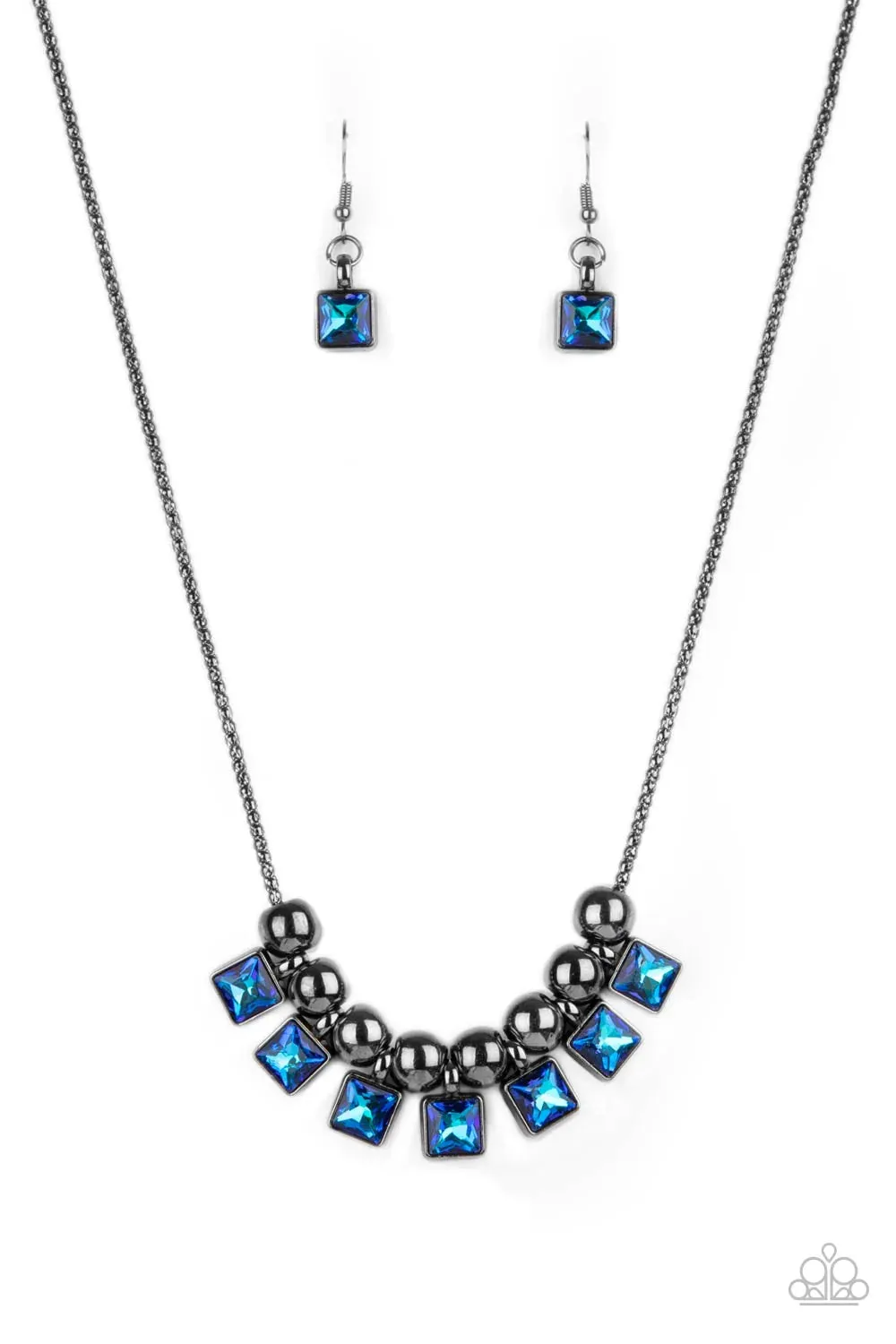 Paparazzi Necklace ~ Graciously Audacious - Blue