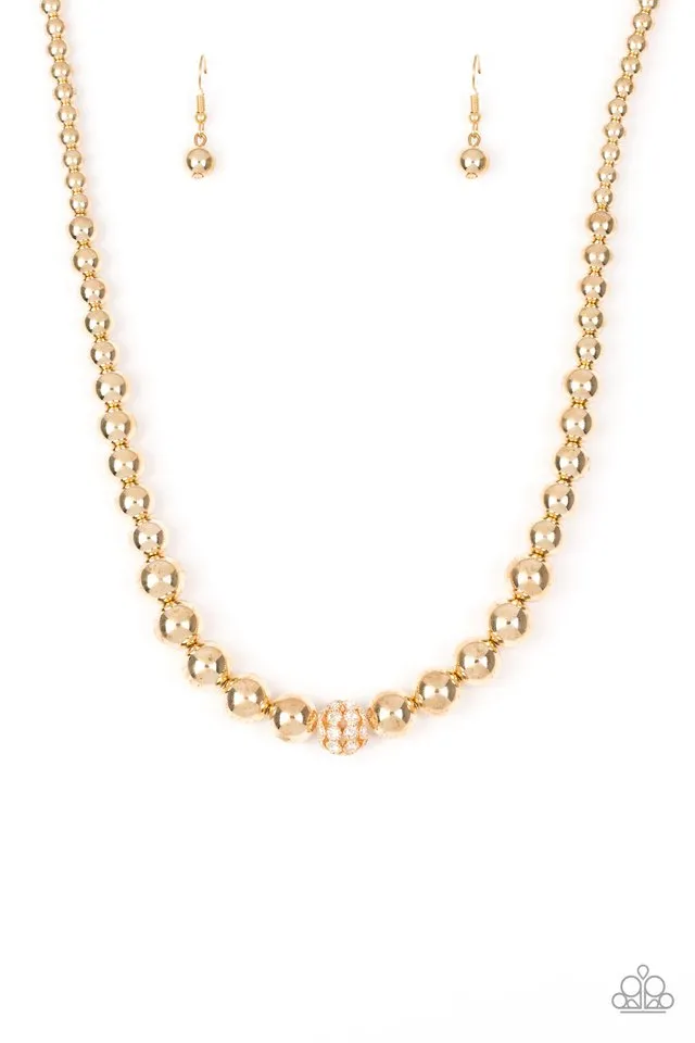 Paparazzi Necklace ~ High-Stakes FAME - Gold