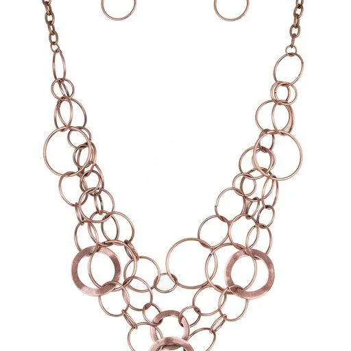 Paparazzi Necklace ~ Main Street Mechanics - Copper