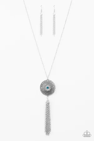 Paparazzi Necklace ~ Noble Navigator - Blue