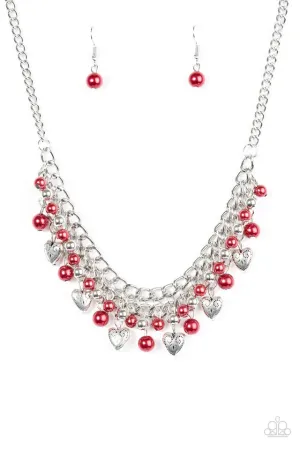 Paparazzi Necklace ~ Self Love - Red