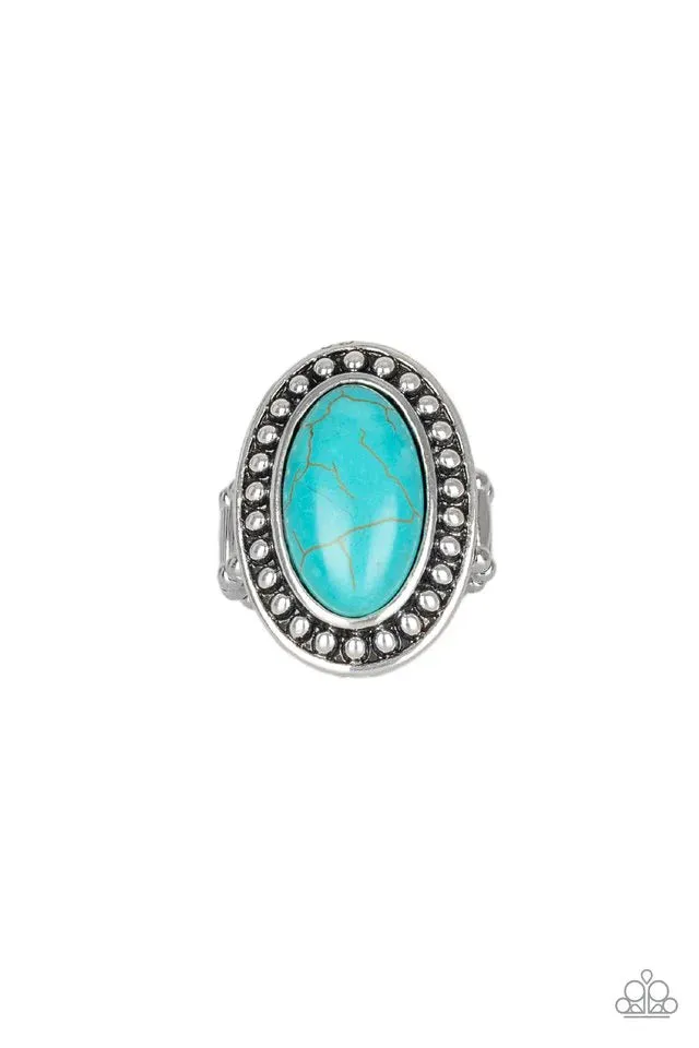 Paparazzi Ring ~ Desert Heat - Blue