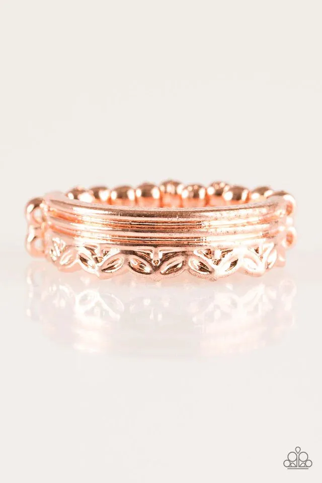 Paparazzi Ring ~ Seeing Is BeLEAFing - Copper