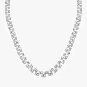 Riviera Oval Diamond Necklace