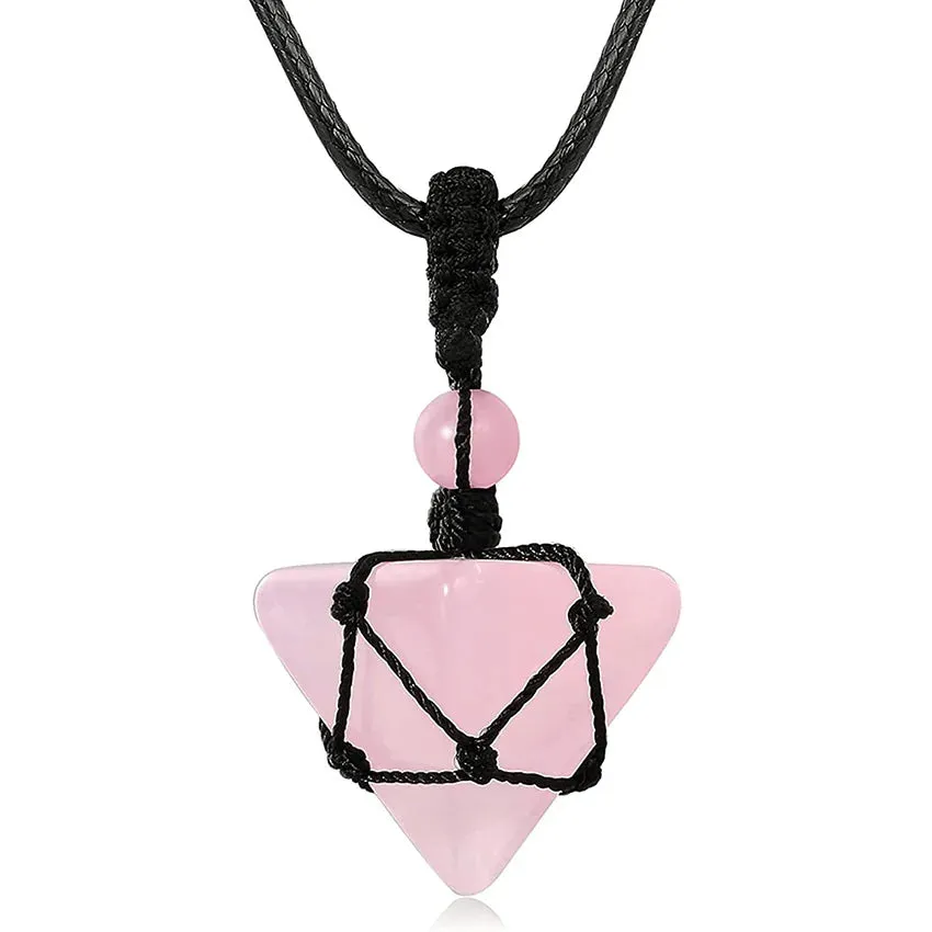 rose quartz pendant