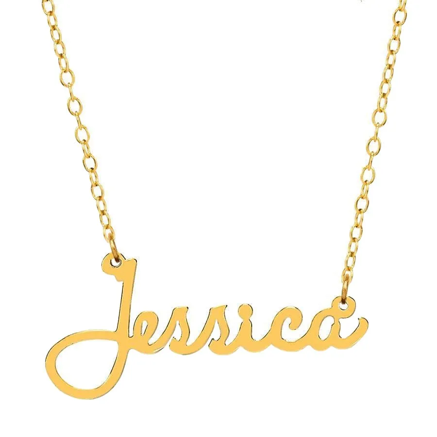 Script Name Necklace