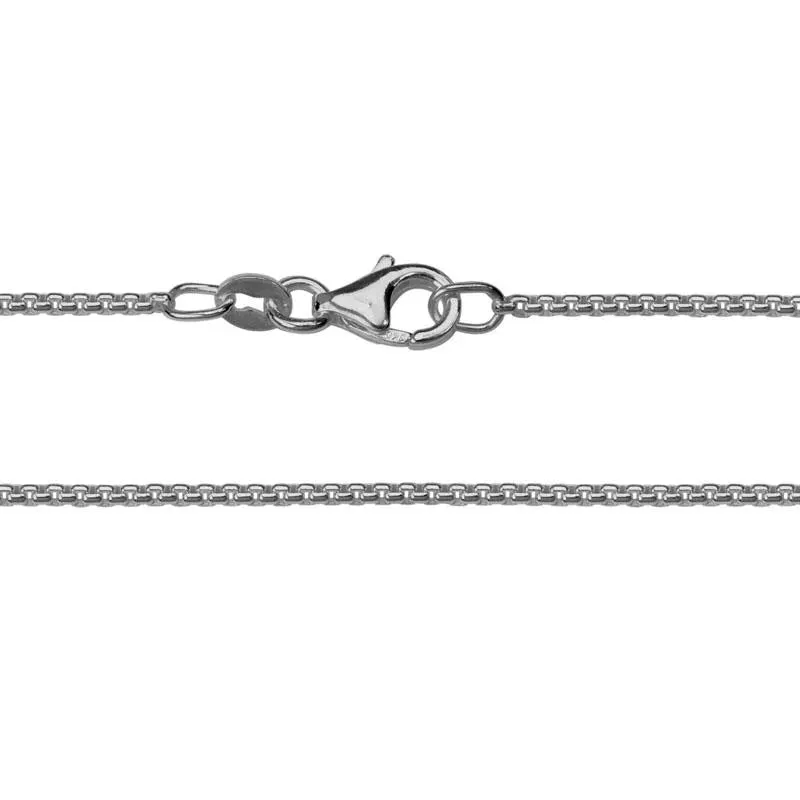 Silver Round Box Chain