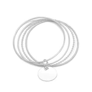 Sterling Silver Bangle Set