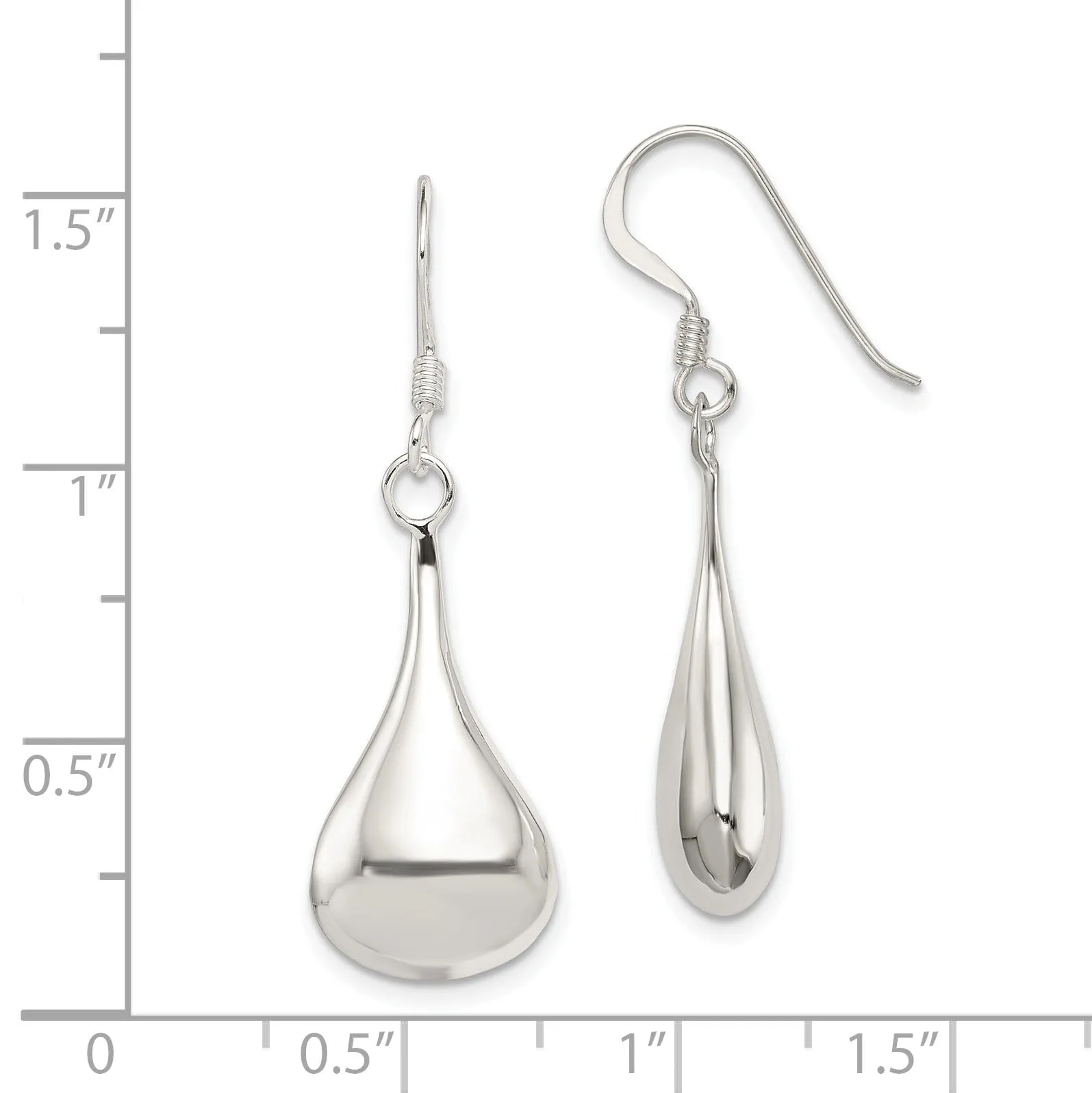 Sterling Silver Teardrop Earrings