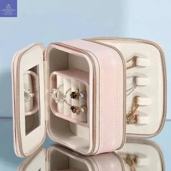 Stylish Travel-Ready Jewelry Storage Case