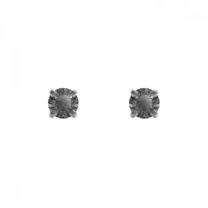 Swarovski Unisex Sleek Ruthenium Stud Earrings 5571555