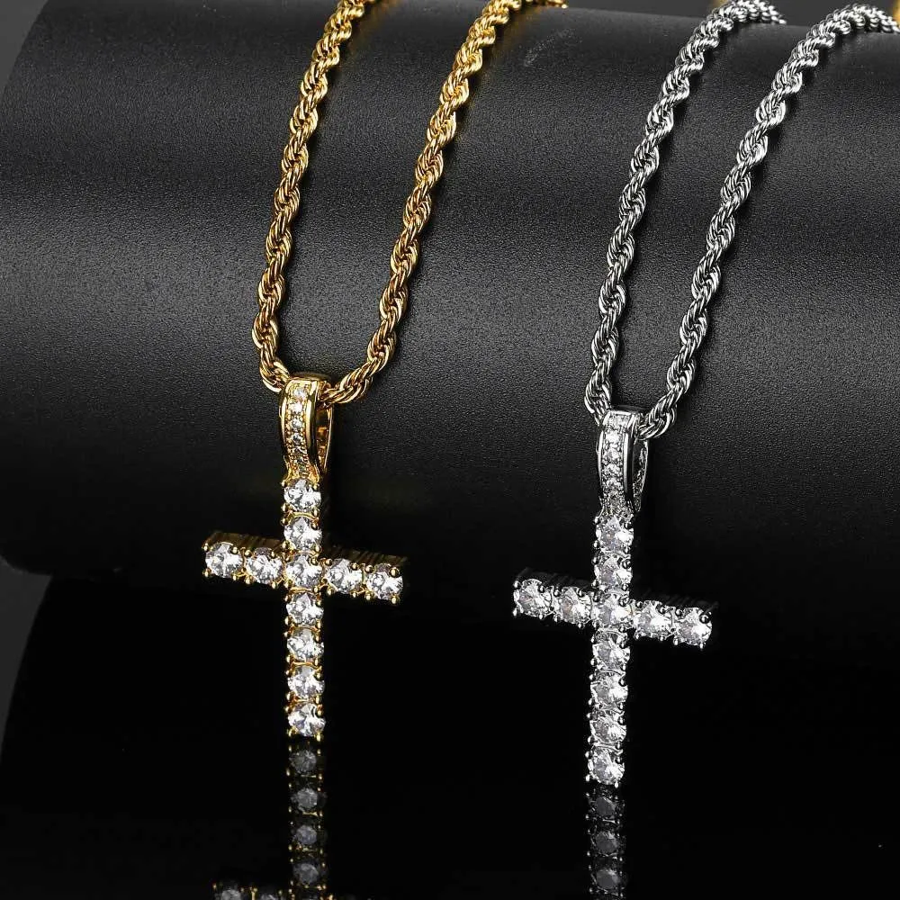 Tennis Cross Pendant