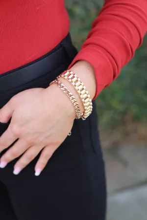 The Classic Chain Bracelet In Gold