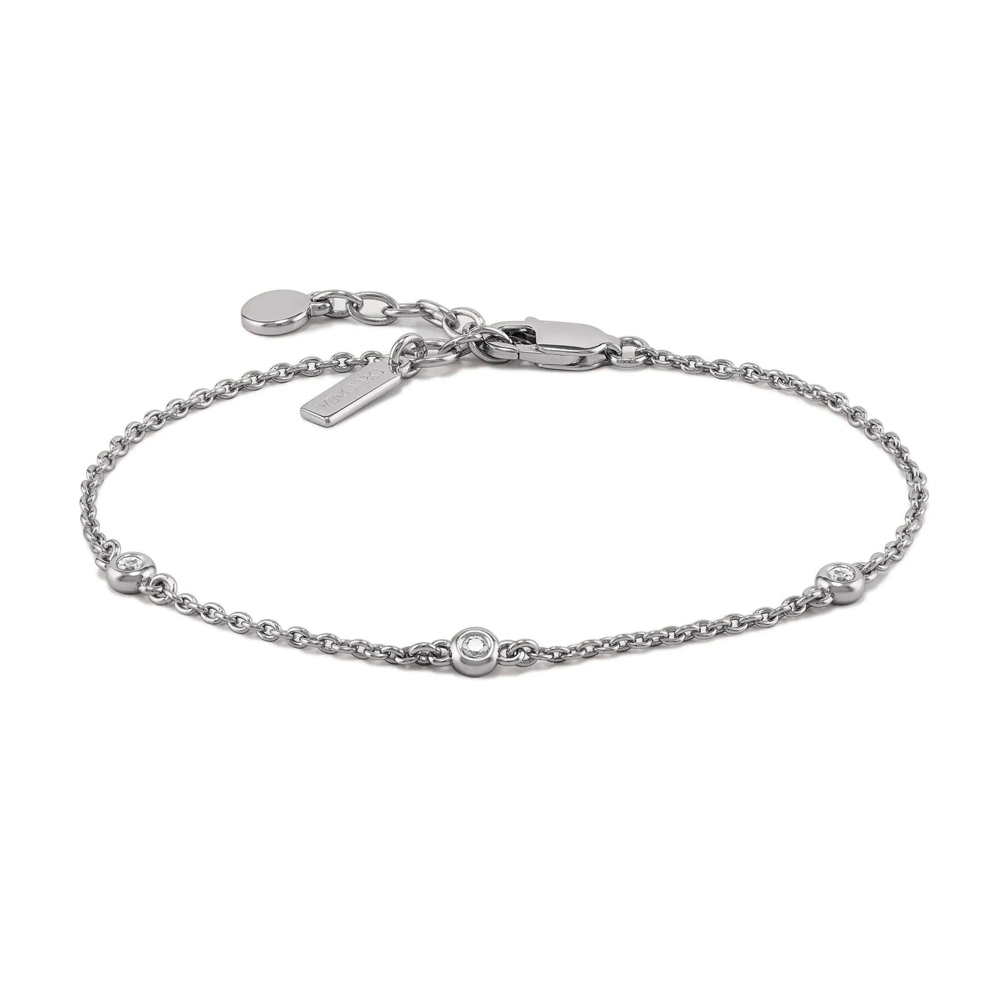 The Sapphire Trio Bracelet - Sterling Silver