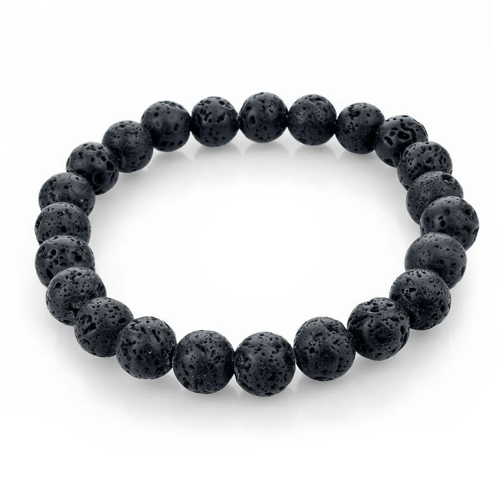 Tiger Eye Love Buddha Natural Stone Bracelet For Women & Men