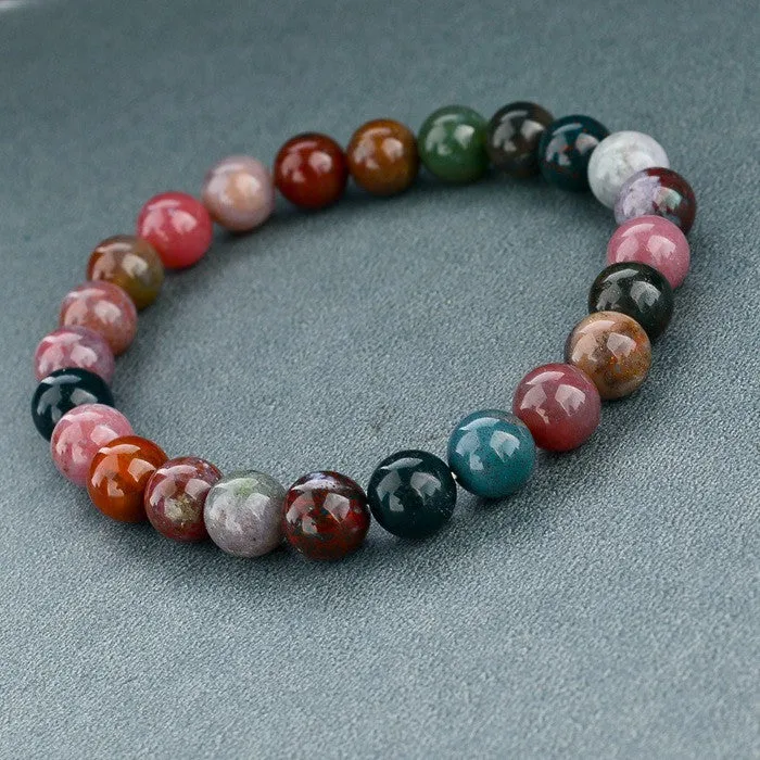 Tiger Eye Love Buddha Natural Stone Bracelet For Women & Men