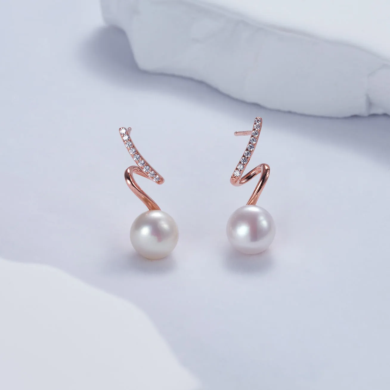 Top Grade Freshwater Pearl Earrings WE00689 | S Collection