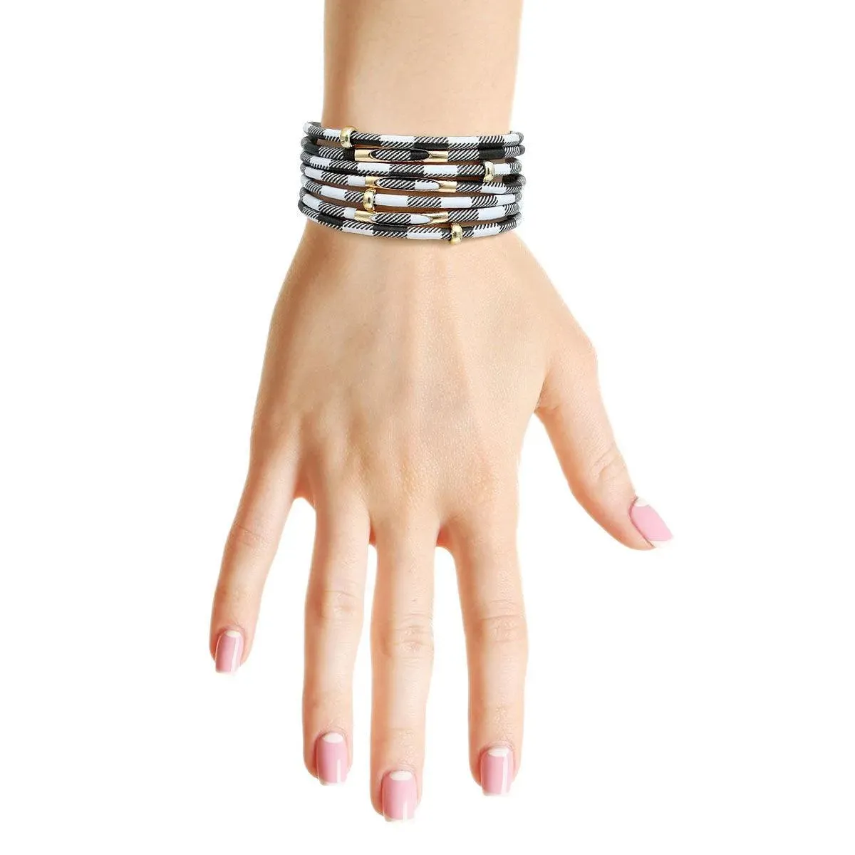 Trendy Monochrome Cord Bracelet: Shop Now for Stylish Women's Jewelry