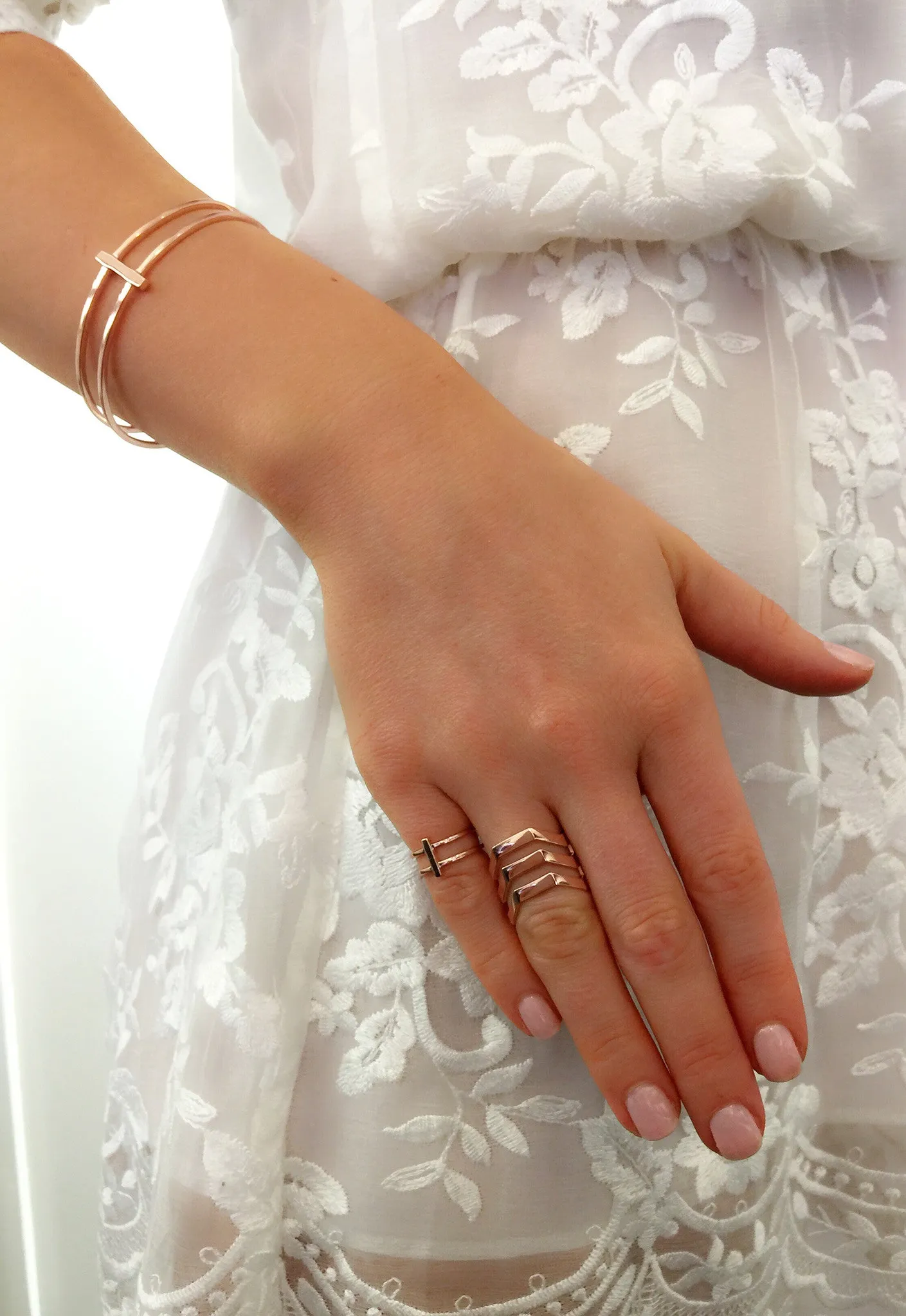 Trinity Ring, Rose Gold