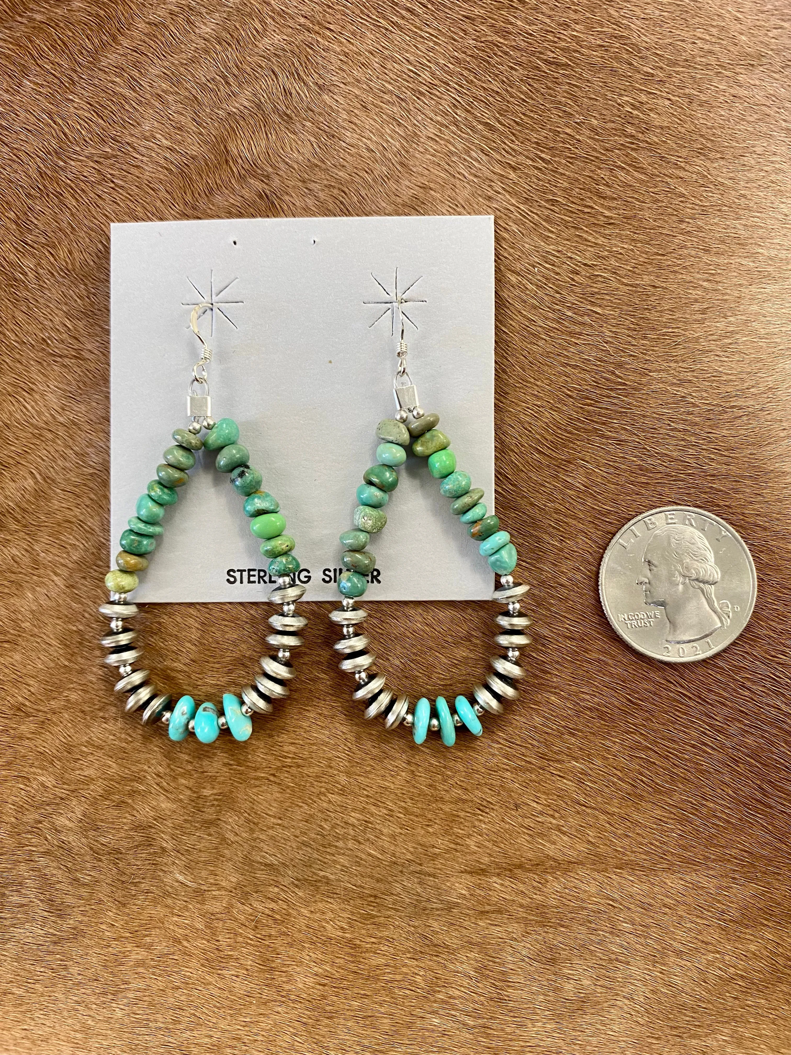 Turquoise Teardrop Earrings