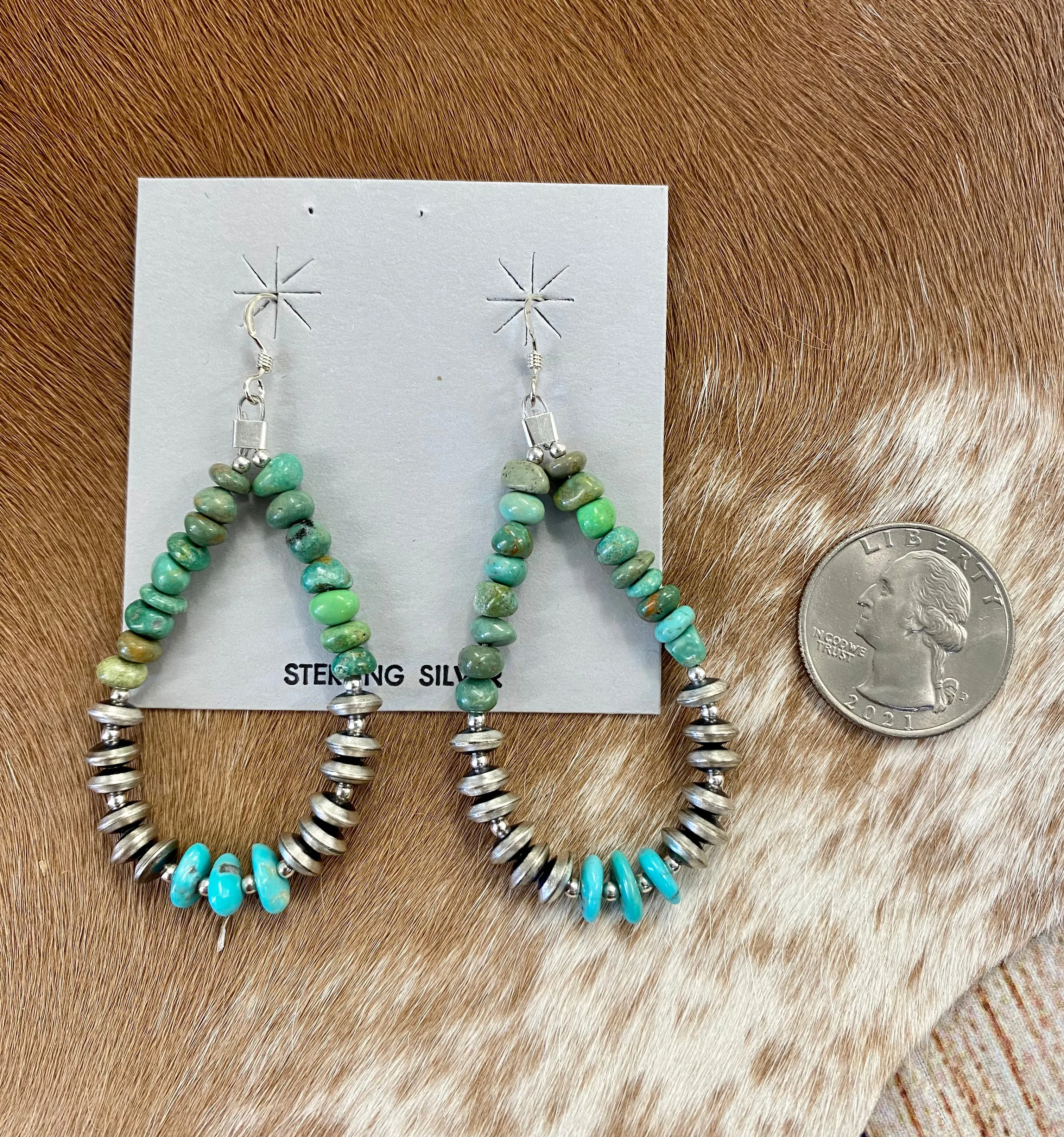 Turquoise Teardrop Earrings