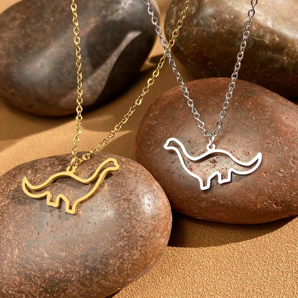 Unique Dinosaur Necklace (Brontosaurus)