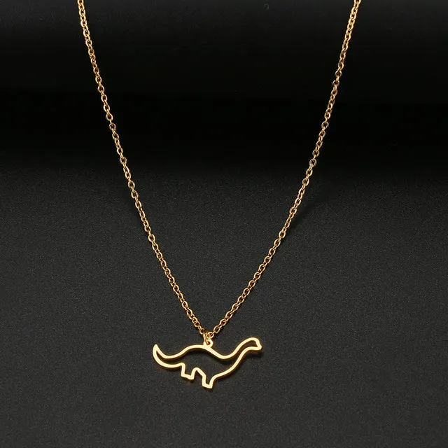 Unique Dinosaur Necklace (Brontosaurus)