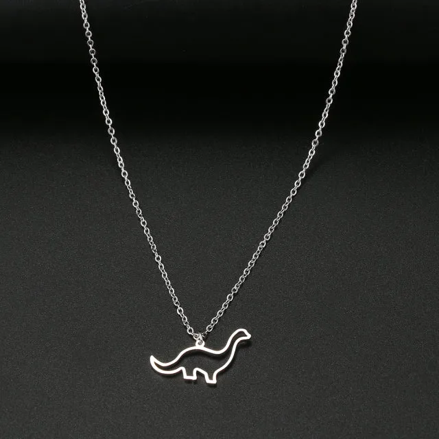 Unique Dinosaur Necklace (Brontosaurus)