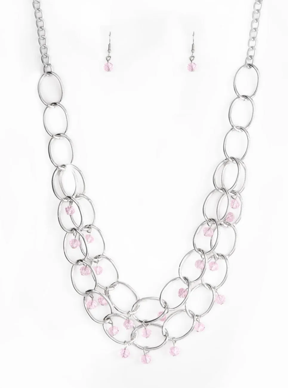 Yacht Tour Pink Necklace Set