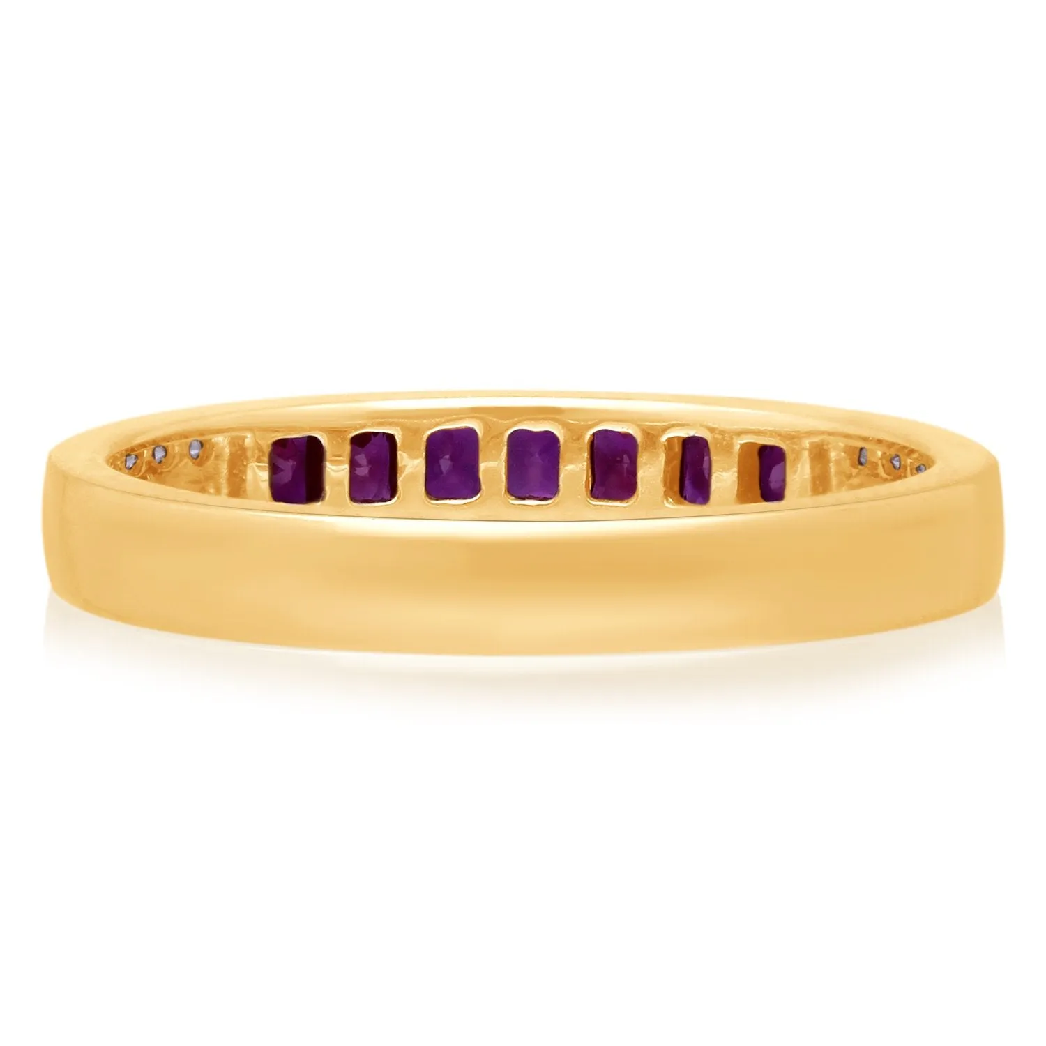 Yellow Gold Ruby & Diamond Heirloom Ring